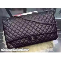 Good Quality Chanel Large Classic Flap Bag Sheepskin Leather A40912 Black