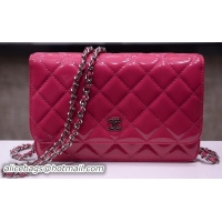 Buy Cheapest Chanel mini Flap Bag Patent Leather A33814P Rose Gold