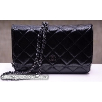 Inexpensive Chanel mini Flap Bag Cannage Pattern A33814C Black