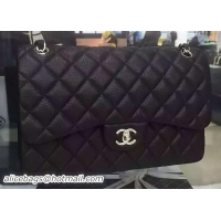 Cheapest Chanel Classic Flap Bag Original Deerskin Leather CHA5212 Black