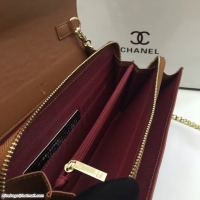 Refined Chanel Flap Shoulder Bag Brown Sheepskin Leather 20160805