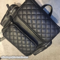 Charming Chanel Backpack Calfskin Leather A58091 Black