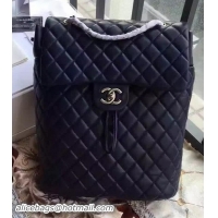 Famous Brand Chanel Sheepskin Leather Backpack A91121 Royal