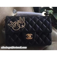 Well Crafted Chanel mini Classic Flap Bag Original Sheepskin A1116 Gold
