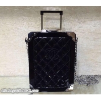 Famous Chanel Evening In The Air Mini Trolley Minaudiere Bag A94634 Black