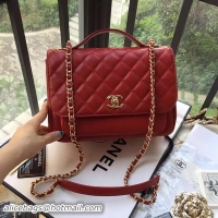 Discount Chanel Classic Flap Bag Original Leather A79291 Red