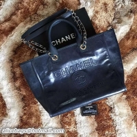 Unique Style Chanel Tote Shopping Bag Original Leather A68046 Blue