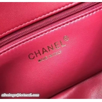 Duplicate Chanel Carry Chic Small Top Handle Flap Bag A93751 Red