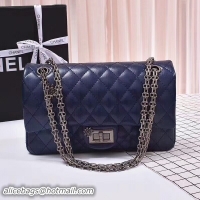Sumptuous Chanel 2.55 Series Bags Sheepskin B56987 Blue