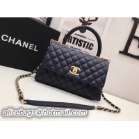 Inexpensive Chanel Classic Top Handle Bag Royal Original Leather A92991 Gold