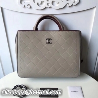 Fashion Chanel Tote Bag Original Leather A92293 Grey