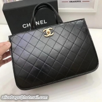 Discount Chanel Classic Tote Bag Original Leather CHA2370 Black