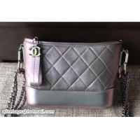 Sumptuous Chanel Gabrielle Small Hobo Bag A91810 Iridescent Purple