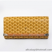 New Style 2014 Goyard Clutch Bag 8980 Yellow