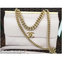 Inexpensive Chanel Coco Luxe Small Flap Bag A57086 White 2018