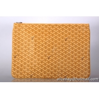 Low Price Goyard New Design Ipad Bag Large Size 020113 Yellow