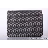Elegant 2014 Goyard New Design Ipad Bag Small Size 020113 Black