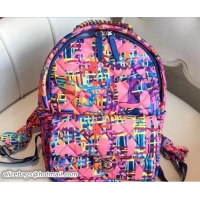 Discount Chanel Printed Fabric Foulard Backpack Bag A57104 2018