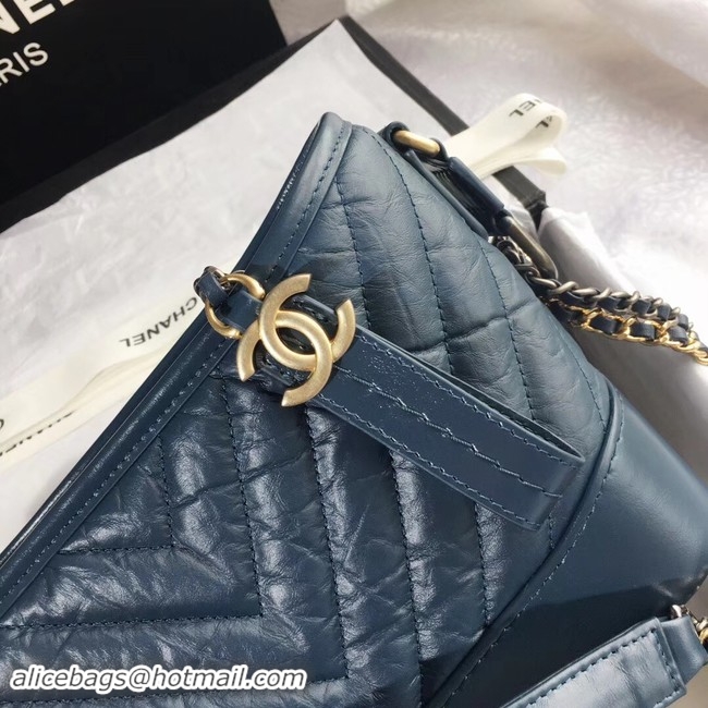 Perfect CHANEL GABRIELLE Original Small Hobo Bag A91810 Blue