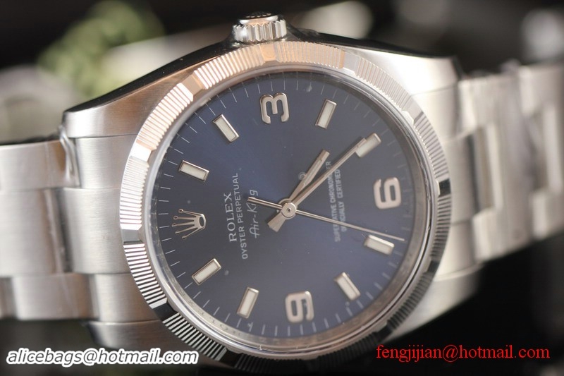 Rolex Steel Air-King Watch 114210-70190