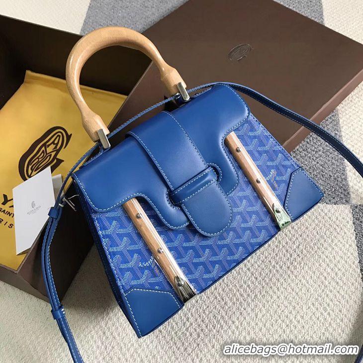 Grade Quality Goyard Original Saigon Tote Bag With Strap PM 8942 Light Blue
