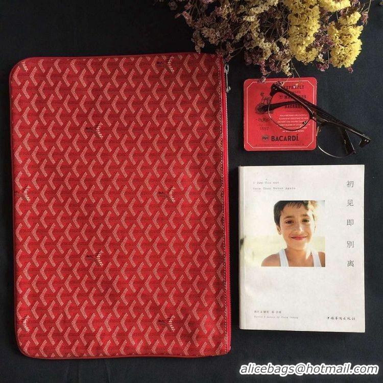 Super Quality Goyard New Design Ipad Bag Medium Size 020113 Red