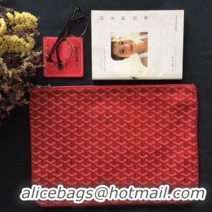 Inexpensive Goyard New Design Ipad Bag Small Size PM 020113 Red