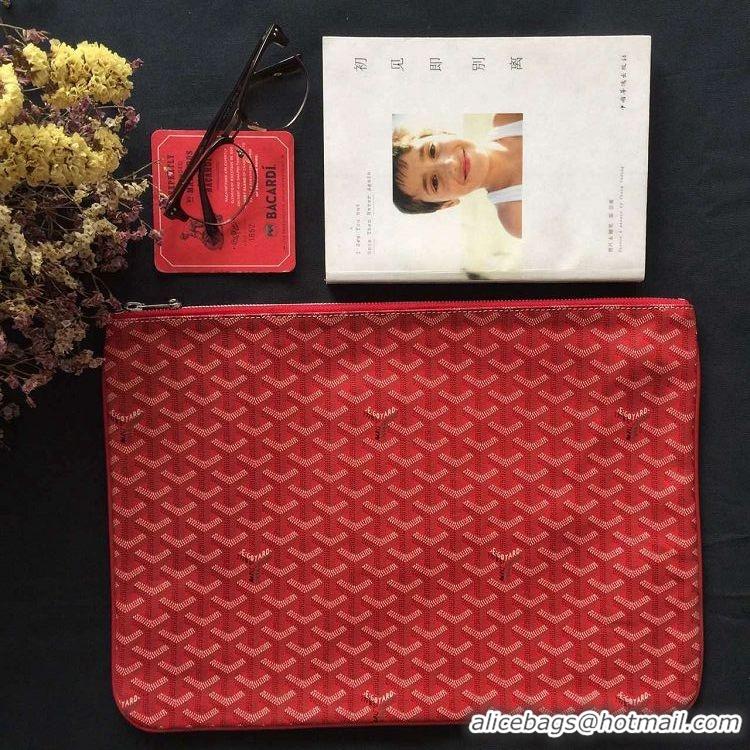 Inexpensive Goyard New Design Ipad Bag Small Size PM 020113 Red