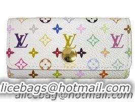 Fashion Louis Vuitton Monogram Multicolore 4 Key Holder M93730