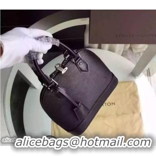 Original Cheap Louis Vuitton EPI Leather Alma BB Handbags M54547 Black 2017