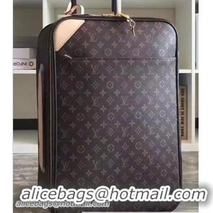 Inexpensive Louis Vuitton Pegase Legere 55 Monogram Canvas With Front Pocket Travel Luggage N41388