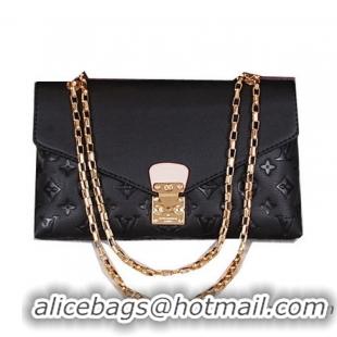 Louis Vuitton Monogram Empreinte Pallas Chain Bag M410 Black