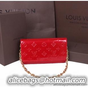 Louis Vuitton Monogram Vernis Chaine Wallet M90088 Red