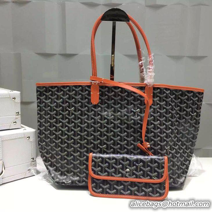 Low Price Goyard Saint Louis Tote Bag PM 2376 Black And Orange