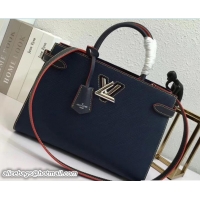 Famous Brand Louis Vuitton Epi Twist Tote Bag M54980 Indigo 2017