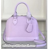 Luxurious Louis Vuitton Epi Leather ALMA BB Bag M40862 Lavender