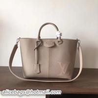 Sophisticated Louis Vuitton Taurillon Leather PERNELLE Bag M54780 Grey