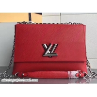 Most Popular Louis Vuitton Epi Twist GM Bag M51613 Red 2017