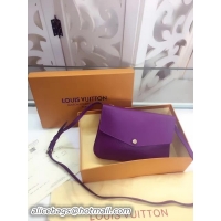 Unique Style Louis Vuitton Monogram Empreinte POCHETTE FELICIE M50258 Purple