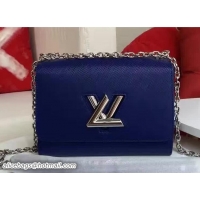 Perfect Louis Vuitton EPI Twist MM Bag M51060 Indigo
