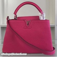 Design Louis Vuitton Taurillon Leather CAPUCINES BB Bag M90294 Rosy