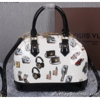 Pretty Style Louis Vuitton Monogram Vernis Stickers Alma BB M66000
