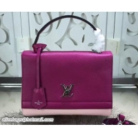 Popular Style Louis Vuitton Calf Leather Lockme II Bag M41794 Peach