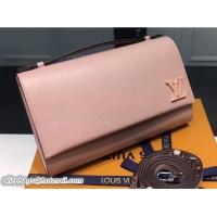 Shop Cheap Louis Vuitton EPI Leather Clery Pochette Bag M54538 Nude Pink