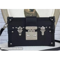 Most Popular Louis Vuitton Leather Petite Malle Bag Black Fall