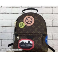 Crafted Louis Vuitton Badges World Tour Palm Springs Monogram Canvas Backpack Small PM Bag Fall