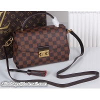 Chic Discount Louis Vuitton Damier Ebene Canvas CROISETTE Bag N41581
