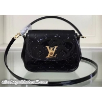 Hot Style Louis Vuitton Monogram Vernis Original Leather PASADENA Bag M90949 Black