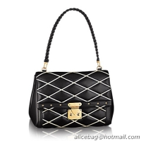 Unique Duplicate Louis Vuitton Malletage Pochette Flap Bag M50004 Black
