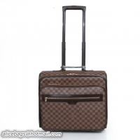 Top Quality Louis Vuitton Damier Ebene Canvas Pilot Case N23208